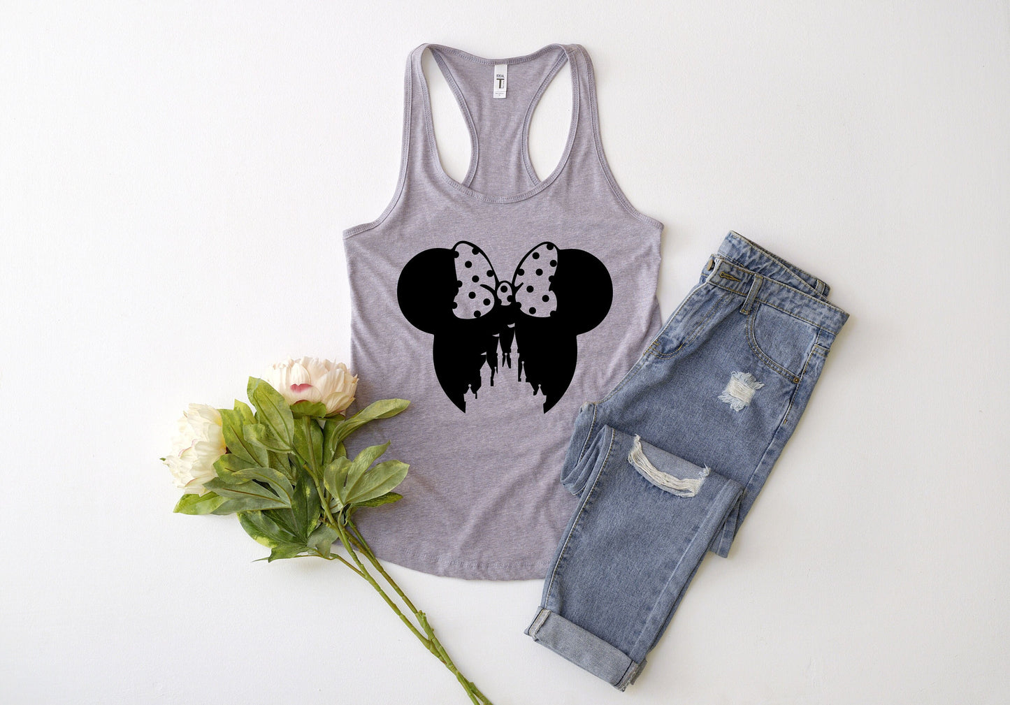 Minnie Castle Tank Top,Disney Family Tank,Disney Tank ,Disney Ear Shirt,Disney Minnie,Minnie Castle tshirt