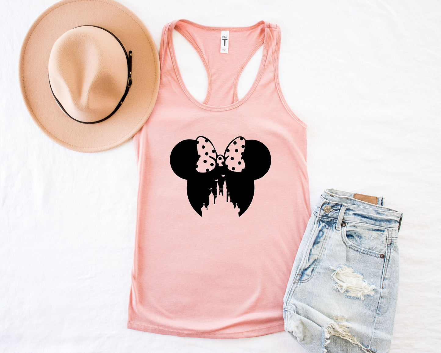 Minnie Castle Tank Top,Disney Family Tank,Disney Tank ,Disney Ear Shirt,Disney Minnie,Minnie Castle tshirt