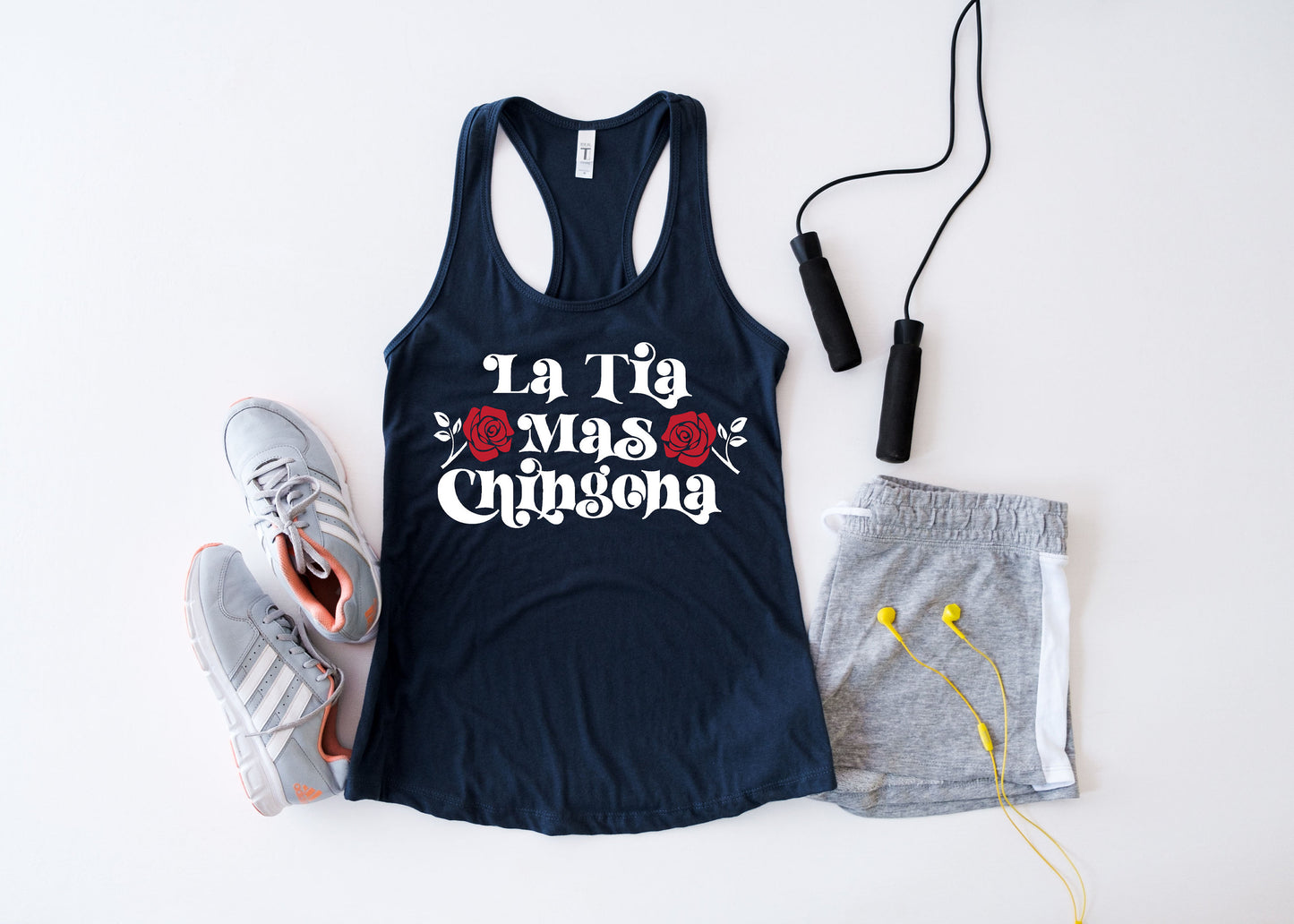 La Tia mas chingona Tank Top,Chingona Tank,Mexican Tank Women,Tia Tee,Tia gift,Tia tshirt,Latina Shirt,El dia de la madre,Mexican shirt