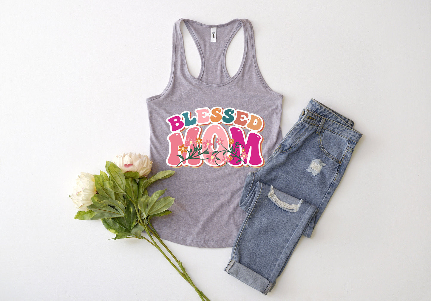 Blessed Mom Tank Top,Blessed Mama Tank,Christian Mom Gift,Mothers Gift Ideas,Mom Gift, Blessed Mama Tank,New Mom Gift,Happy Mothers Day