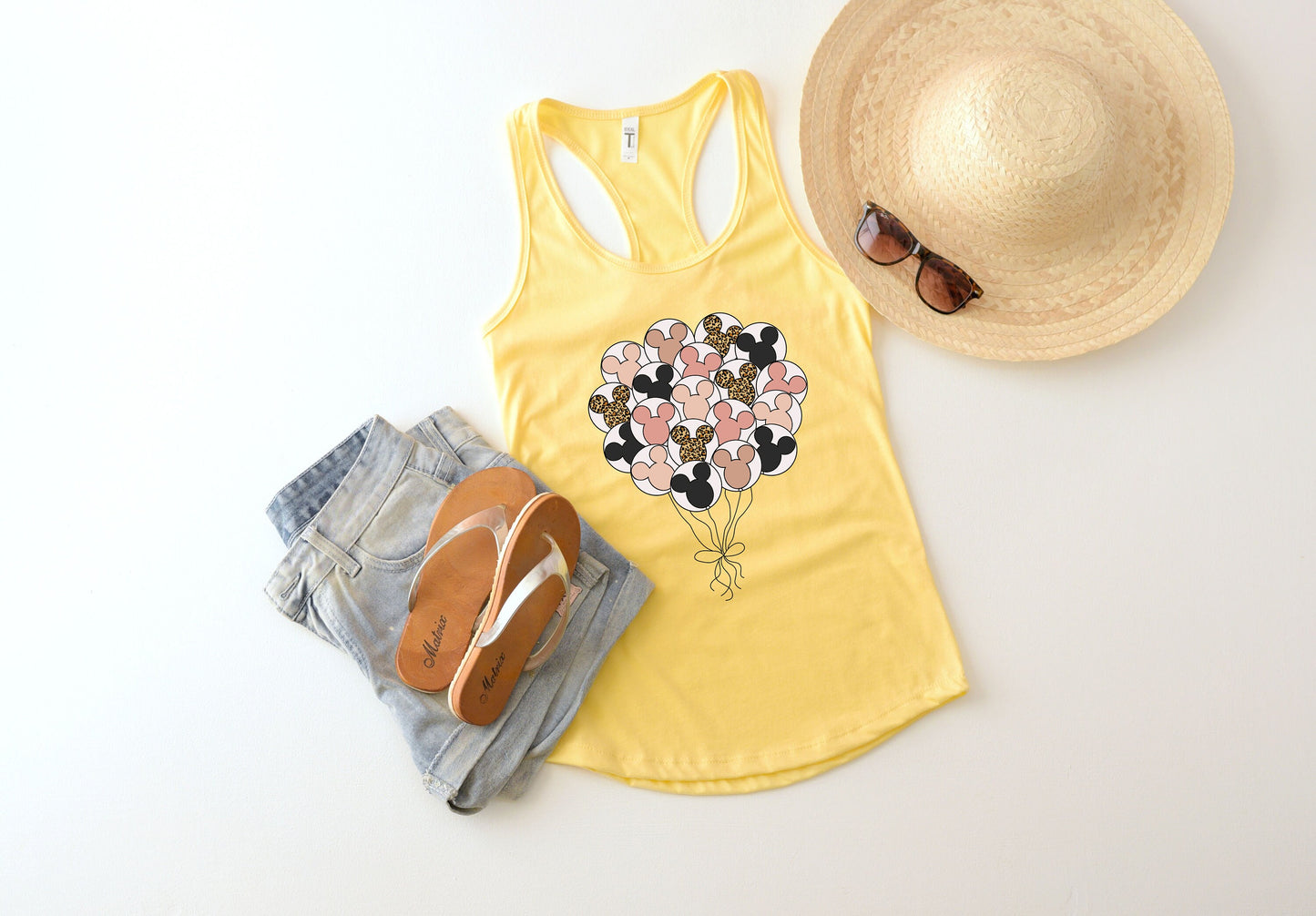 Disney Mickey Balloons Tank Top,Disneyland Tank, Disney Vacation Tank, Disney Magical Tank, Disney Family Trip,