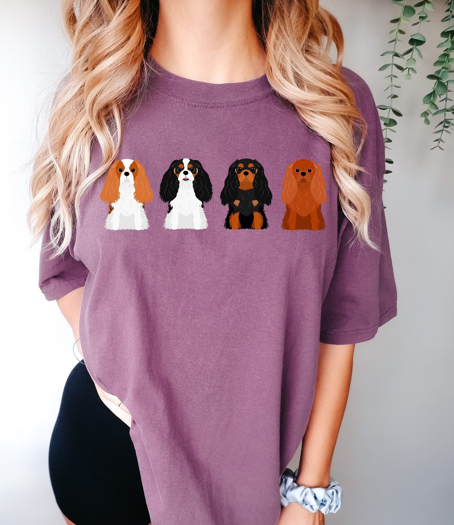Comfort Colors Cavalier Mom Tshirt,Cavalier Mama Shirt,Cavalier Mom Gifts, Dog Lover shirt,Cavalier Dog Tee, Animal Lover T-Shirt,