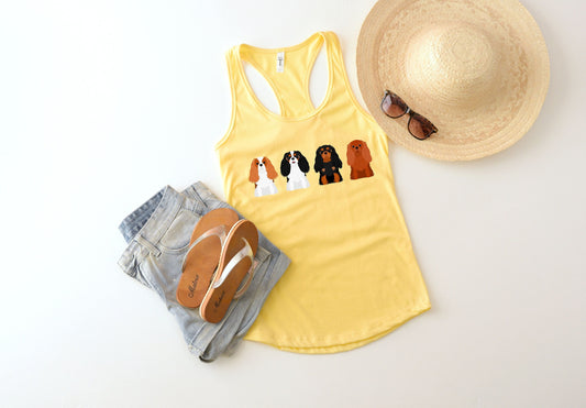 Cavalier Mom Tank Top,Cavalier Mama Tank Top,Cavalier Mom Gifts, Dog Lover Tank Top,Cavalier Dog Tee, Animal Lover T-Shirt,