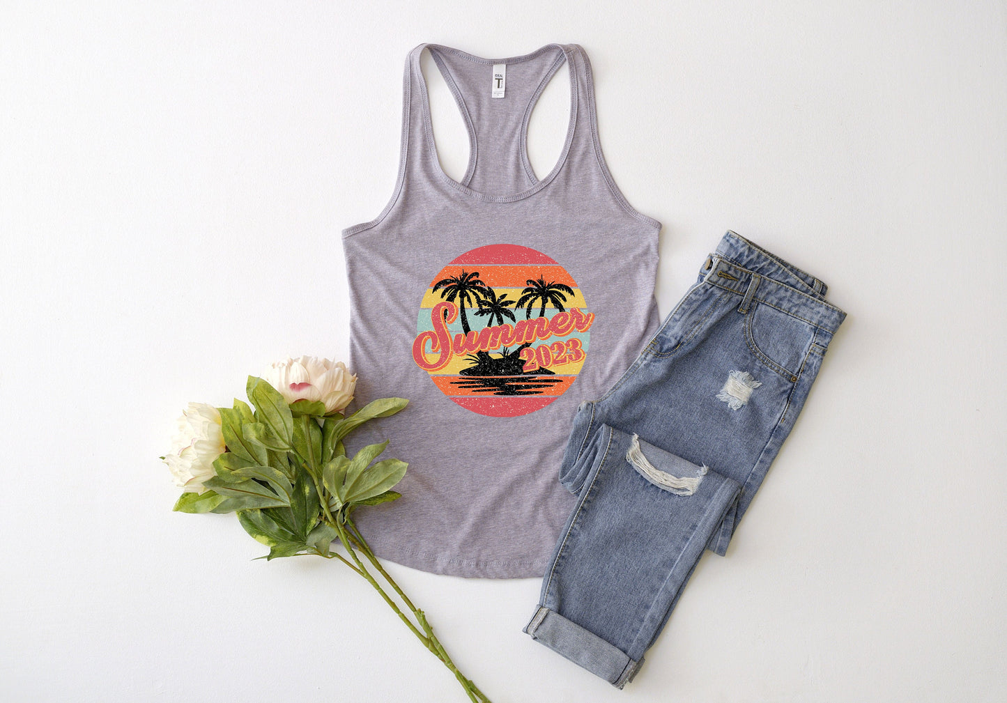 Summer 2023 Tank Top,Retro vintage summer tank,Summer tank, Summer Time Tank, Summer Trip Shirt, Summer Beach Shirt, Beach Girl Shirt