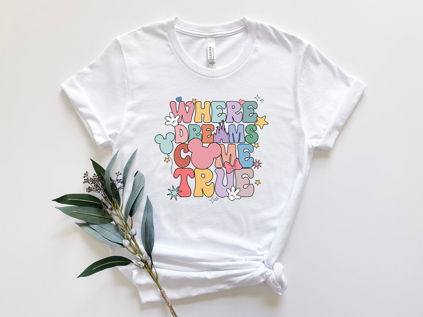 Where Dreams Come True Aesthetic Disney Shirt,Disney Aesthetic Tshirt,Disney Funny Shirt,Disney Trip, Disney Woman Shirt