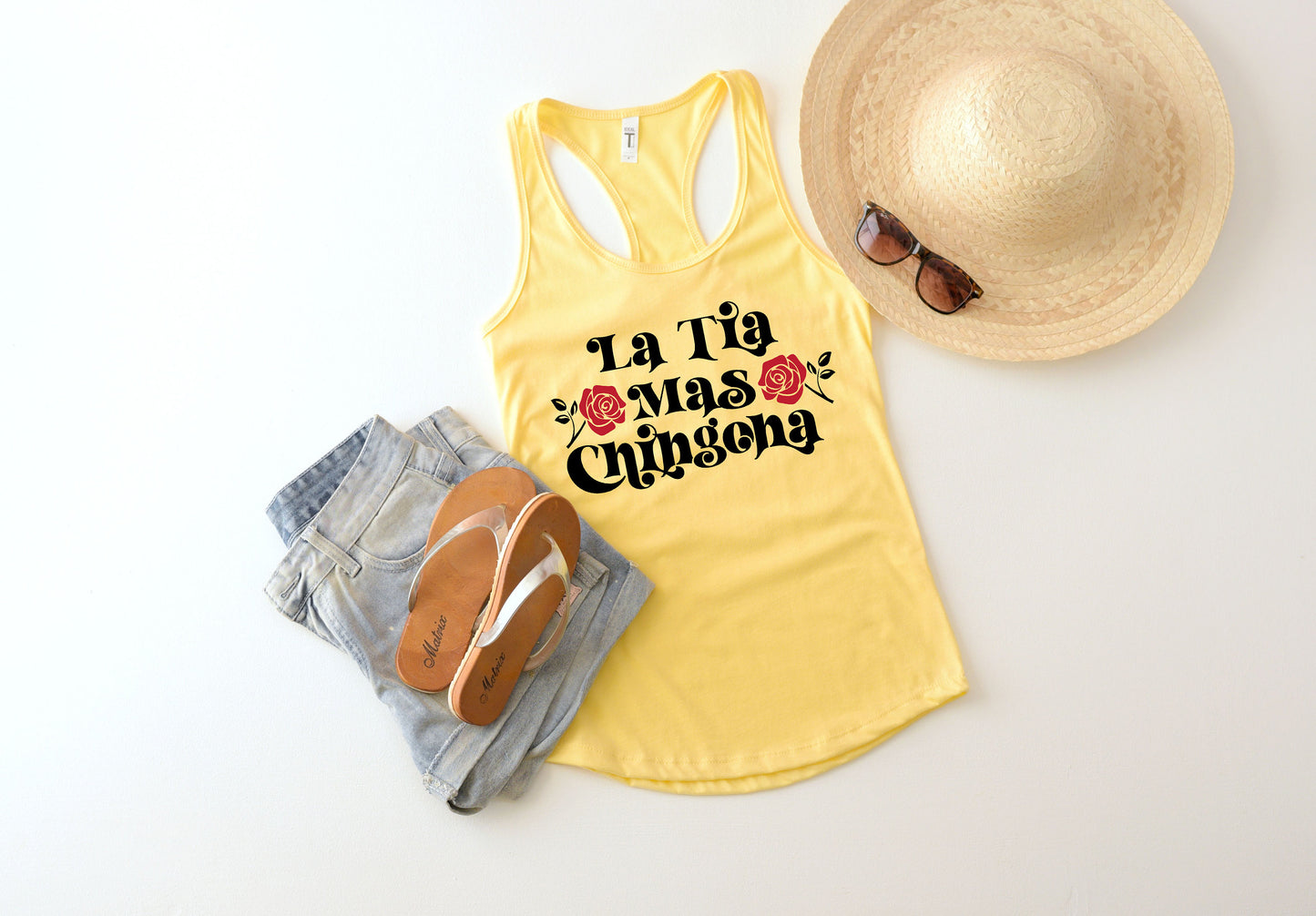La Tia mas chingona Tank Top,Chingona Tank,Mexican Tank Women,Tia Tee,Tia gift,Tia tshirt,Latina Shirt,El dia de la madre,Mexican shirt