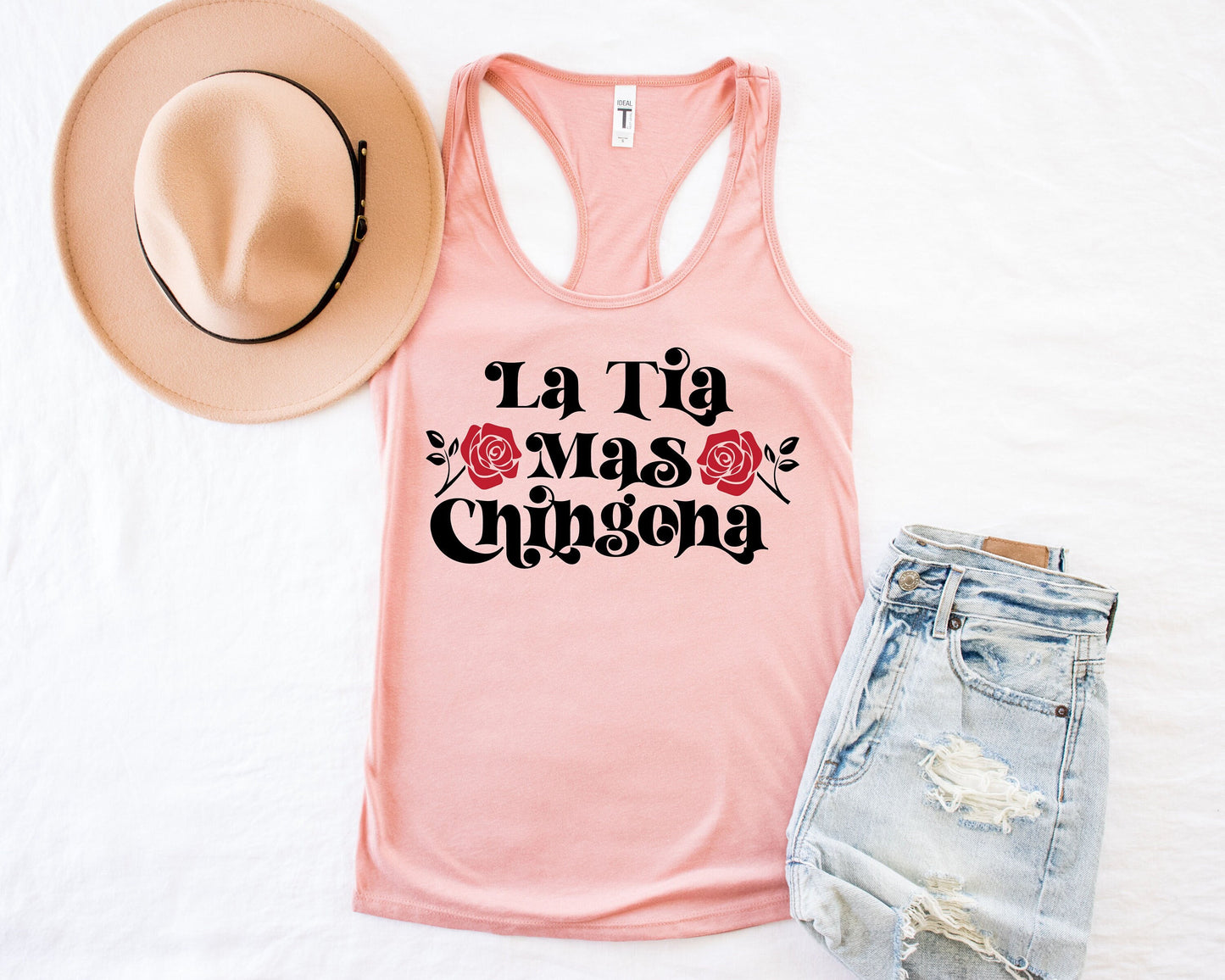 La Tia mas chingona Tank Top,Chingona Tank,Mexican Tank Women,Tia Tee,Tia gift,Tia tshirt,Latina Shirt,El dia de la madre,Mexican shirt