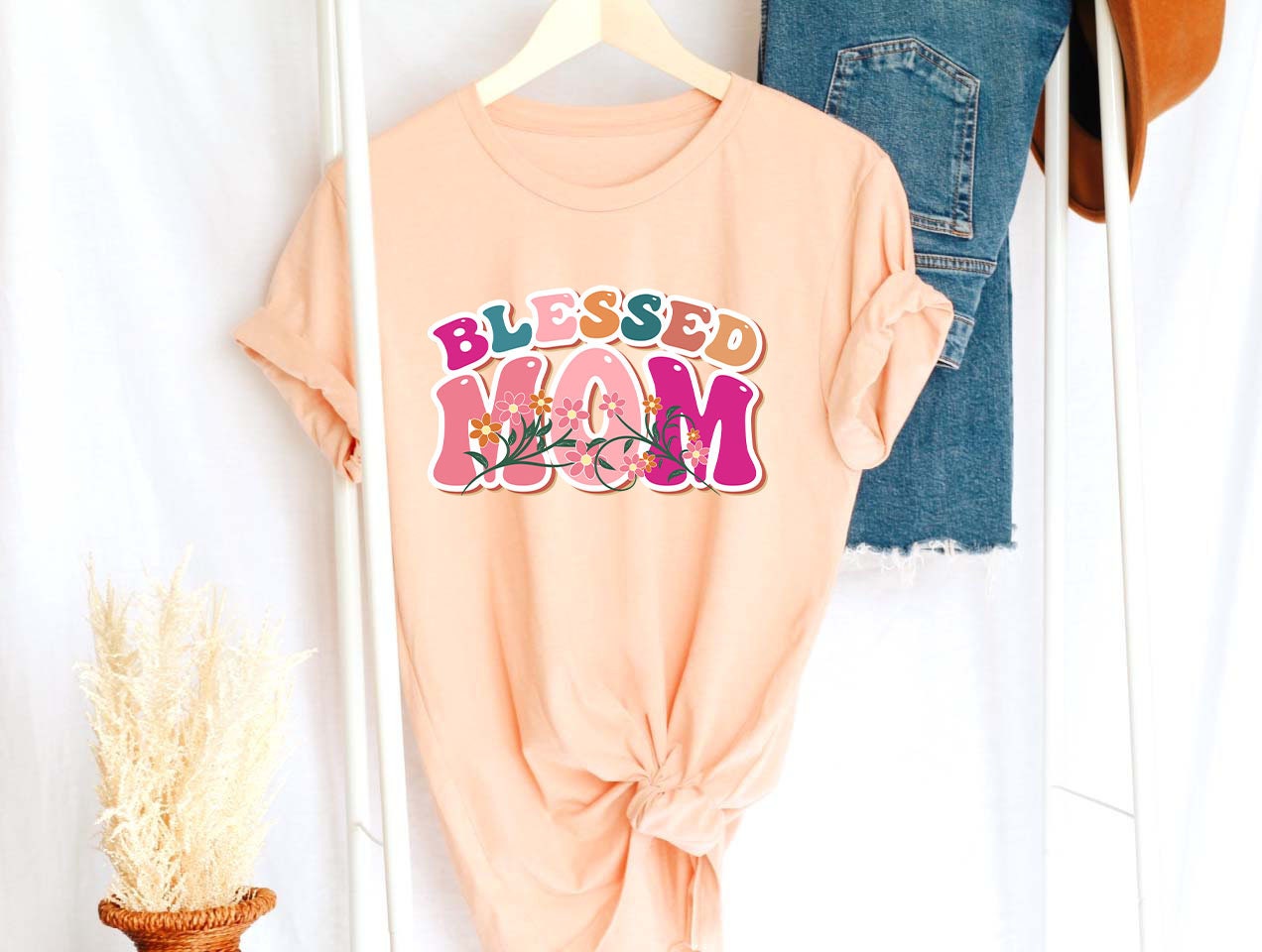 Blessed Mom Tshirt,Christian Mom Gift,Blessed Mama Shirt,Mothers Gift Ideas,Mom Gift, Blessed Mama Tee,New Mom Gift,Happy Mothers Day
