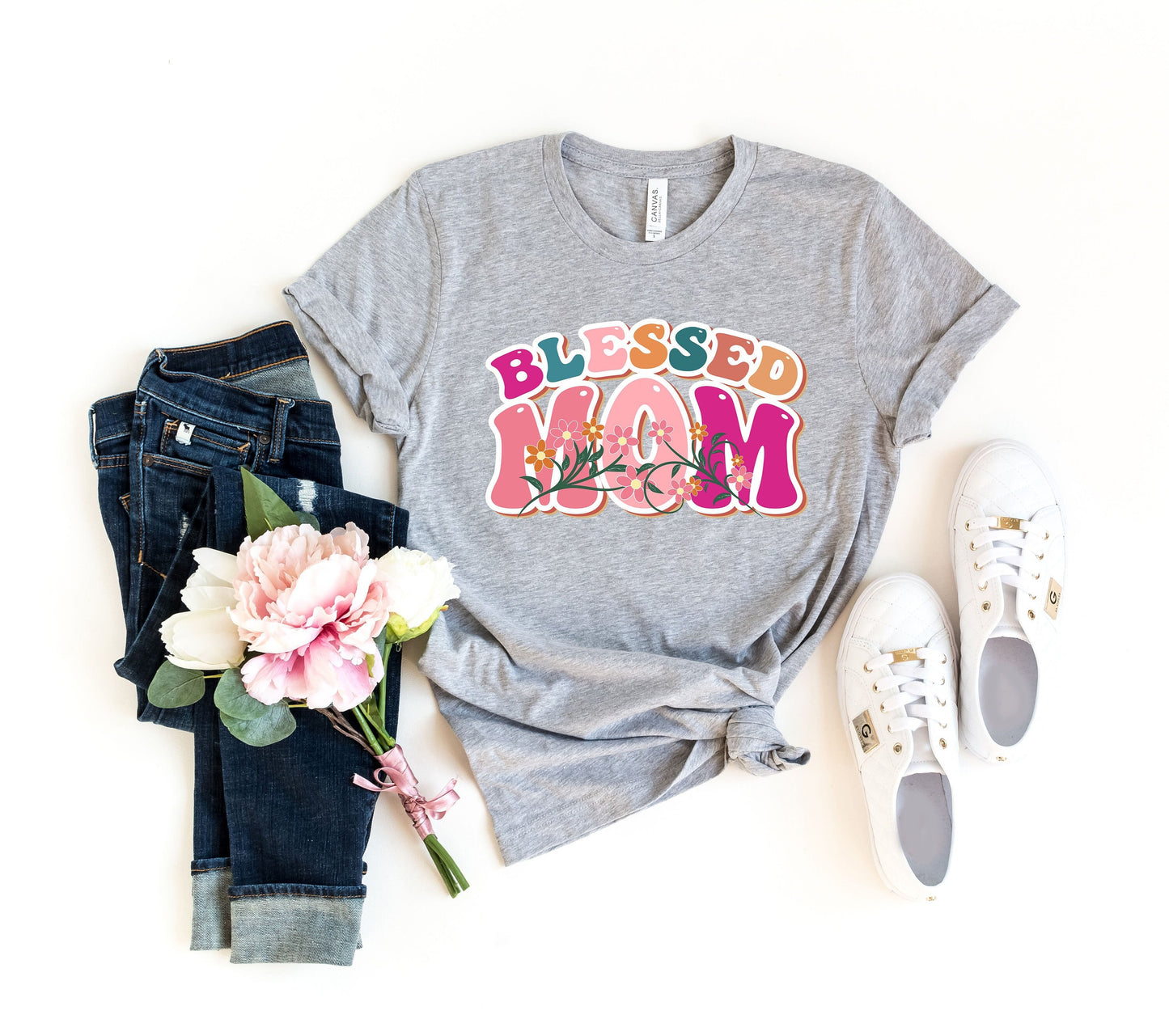 Blessed Mom Tshirt,Christian Mom Gift,Blessed Mama Shirt,Mothers Gift Ideas,Mom Gift, Blessed Mama Tee,New Mom Gift,Happy Mothers Day