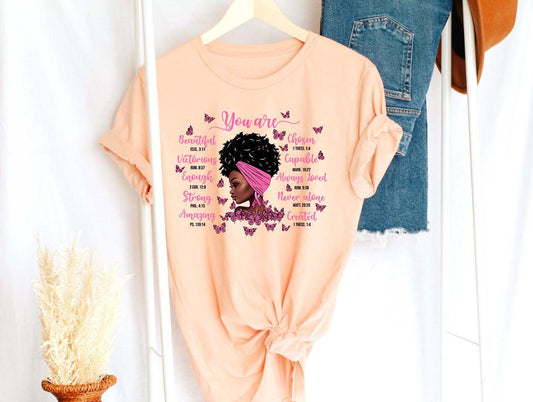 Black Women Shirt, Black History Month tshirt,Melanin Girl,Black Queen,Afro American Girl,You Are Beautiful,Juneteenth Gift,