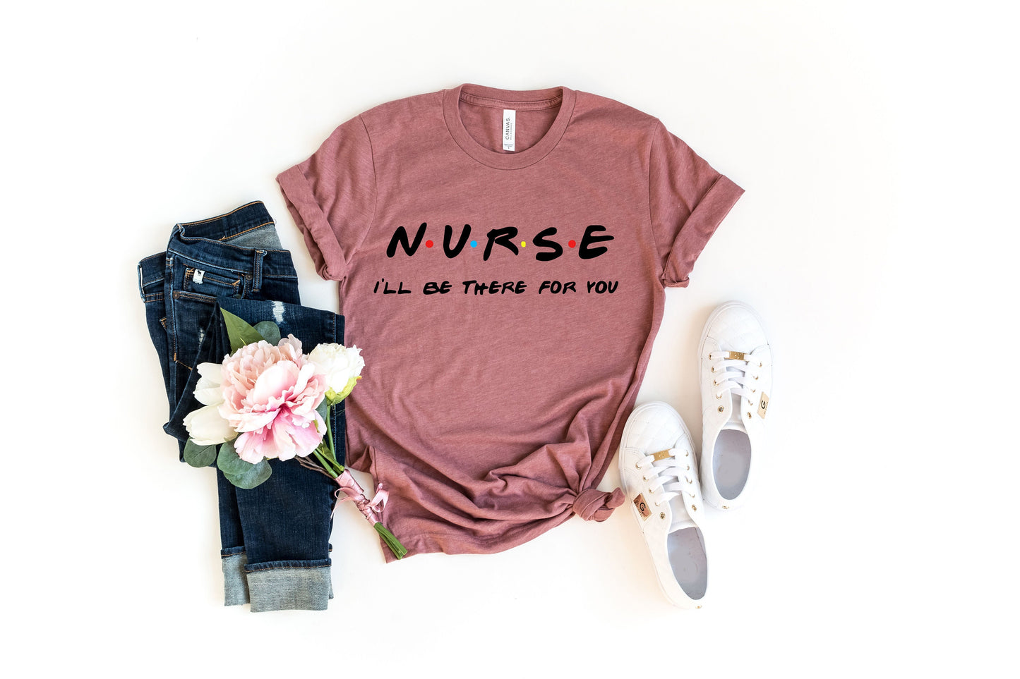 Nurse I'll Be There For You T-Shirt, New Nurse T-Shirt,Gifts For Her, New Nurse Gift, Nursing School Shirts,Nurse Friends, Nurse Gift,Nurses