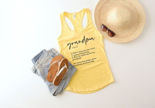 Grandma Tank Top,Grandma Gift,Grandma Tshirt,Funny Grandma Tank,Mothers Day Gift,Grandma Shirt,Cute Womens Tank ,Mothers Day Gift,Mom Tank