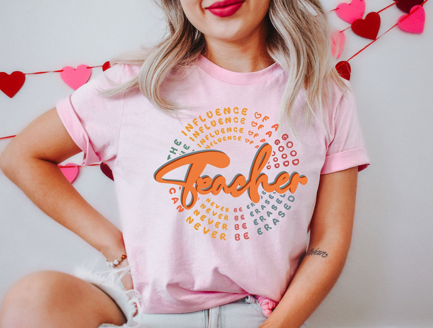 The Influence Of A Good Teacher Can Never Be Erased Shirt,Teacher Shirt,School Shirt, Gift for Teacher