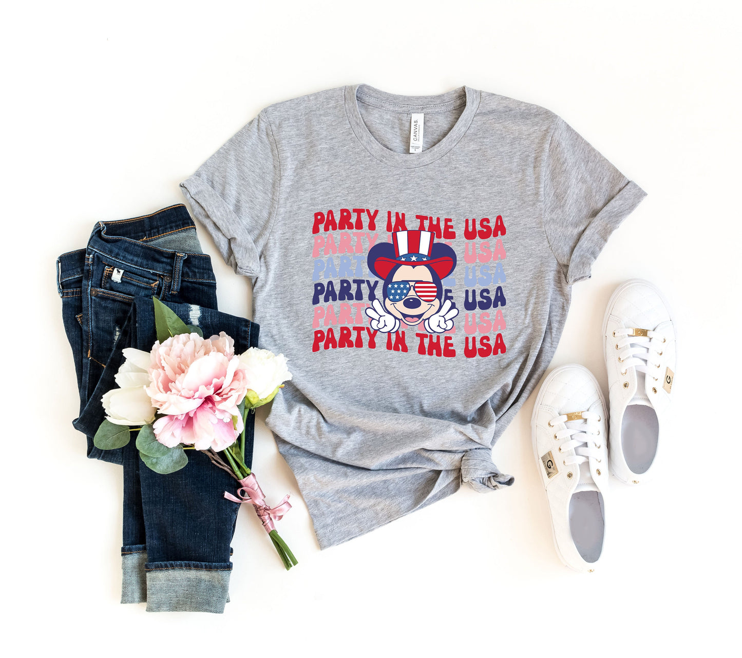 Party In The USA Shirt, Mickey Patriot Shirt,July 4th Shirt,America Freedom Party, Freedom Tee, America Tee