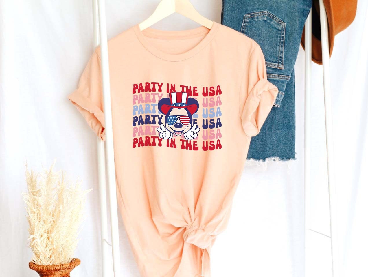 Party In The USA Shirt, Mickey Patriot Shirt,July 4th Shirt,America Freedom Party, Freedom Tee, America Tee