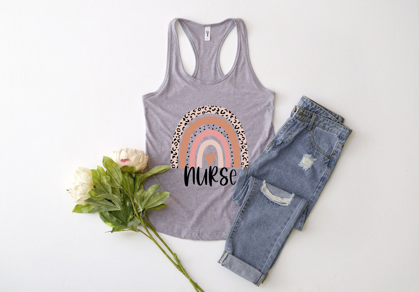 Nurse Rainbow Tank Top, Nurse Life Tank,Nursing School Tank,Nurse Tank,Funny Nursing Shirt,Medicine Shirt, Doctor T-Shirt
