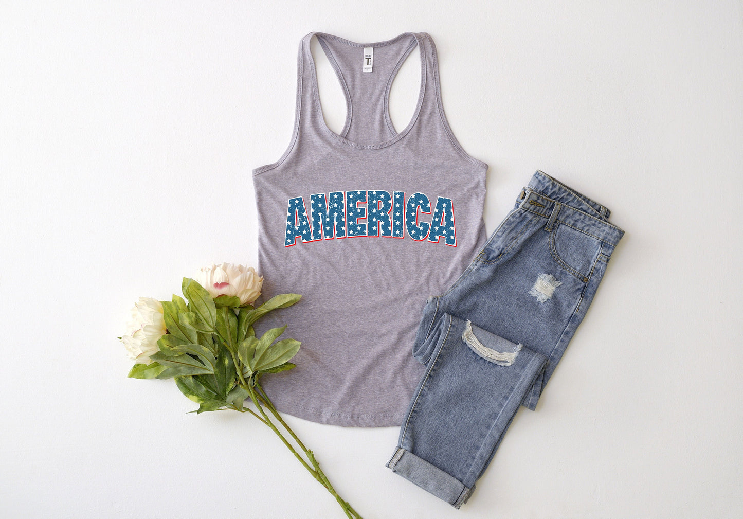 America Tank Top, 4th Of July Tank, America Tank, America Flag Shirt, Retro 4th Of July Shirt,USA Shirts, 4th of July Family Shirts
