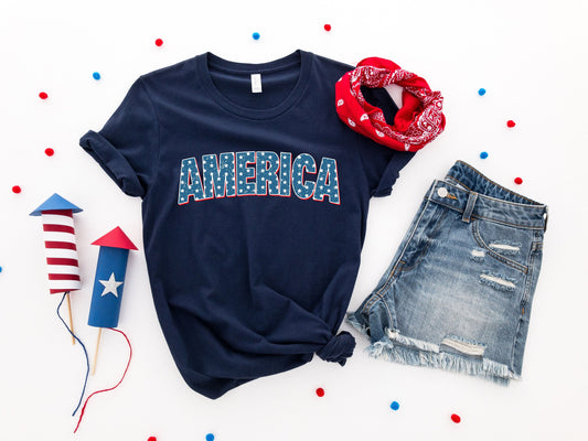 America Tshirt, 4th Of July Shirt, America Tshirt, America Flag Shirt, Retro 4th Of July Shirt,USA Shirts, 4th of July Family Shirts