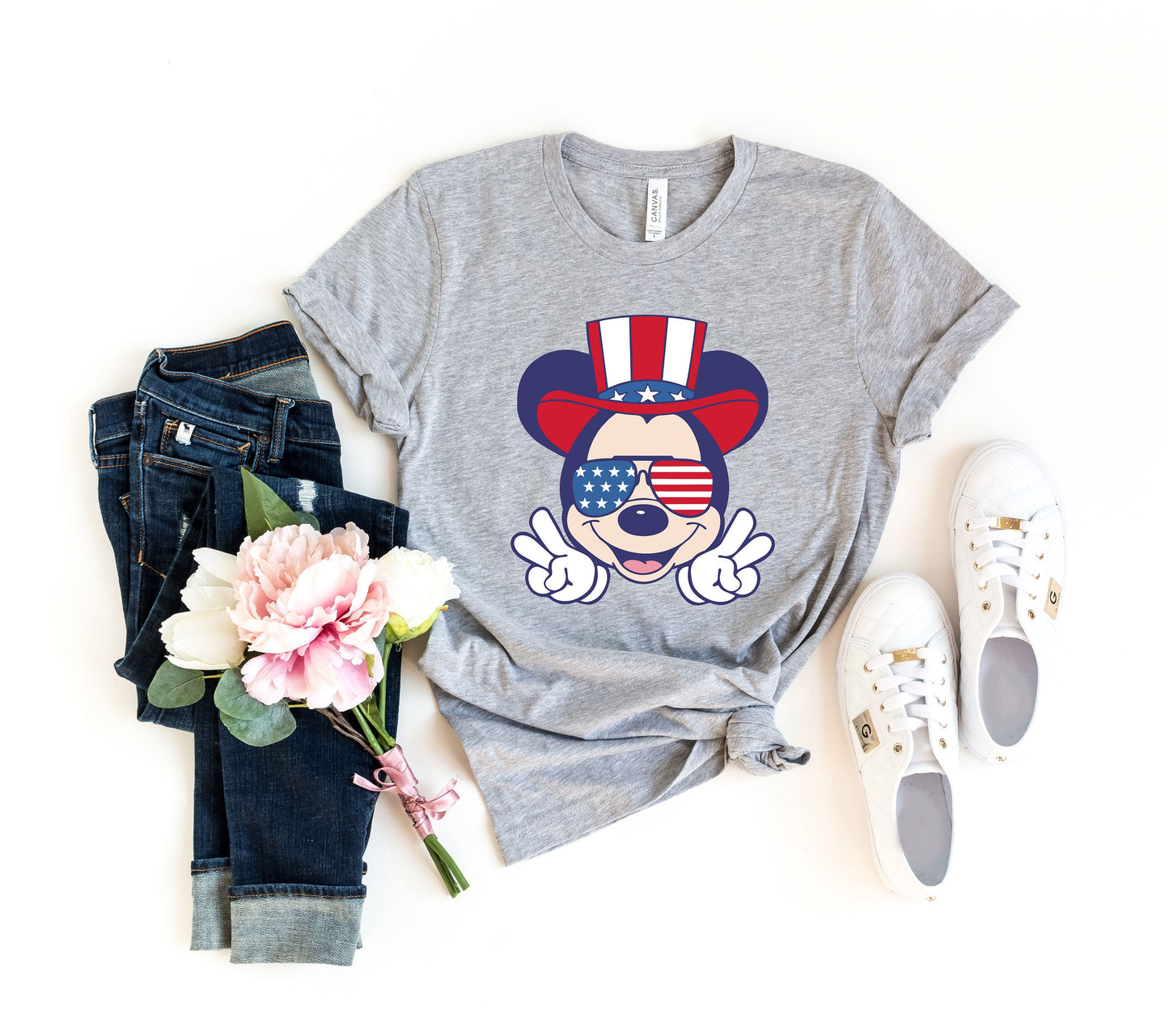 Mickey 4th Of July Shirt, Mickey Patriotic Shirt, Fourth July Shirt, USA Shirt, Love America, Usa Sweatshirt,