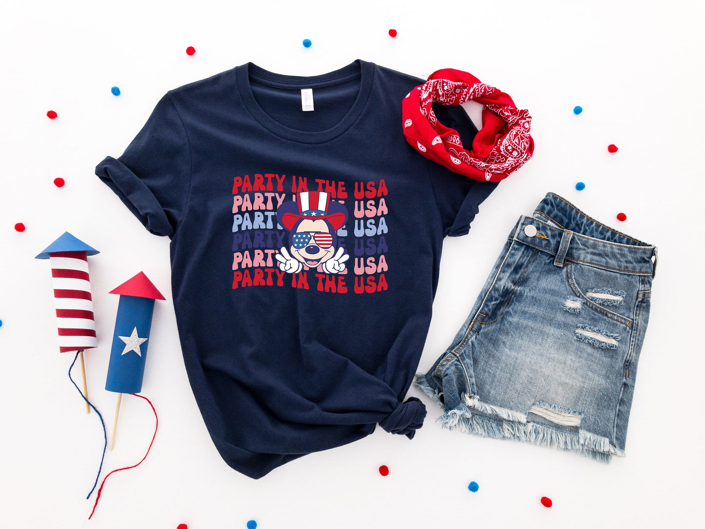 Party In The USA Shirt, Mickey Patriot Shirt,July 4th Shirt,America Freedom Party, Freedom Tee, America Tee