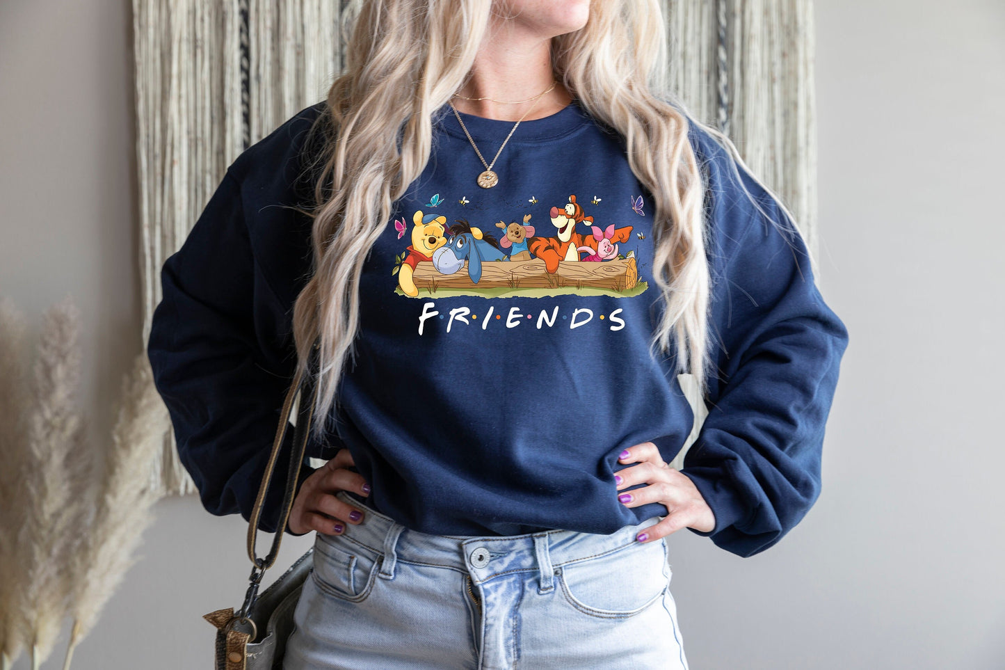 Winnie The Pooh Friends Sweatshirt, Disneyland Sweatshirt, Pooh Bear, Disney Pooh Bear, Piglet Shirt, Disney Vacation, Disneyland,Tigger