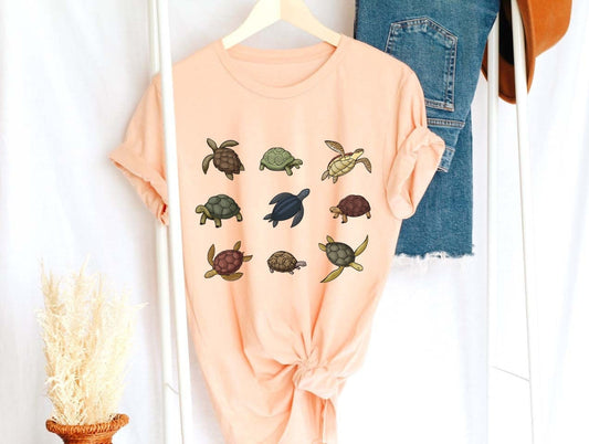 Turtle Shirt,Caretta Cretta Shirt Turtle Gifts,Turtle Lover,Animal Crewneck,Save Turtles,Turtles Lover,Animal Lover Gift,Caretta Caretta Tee