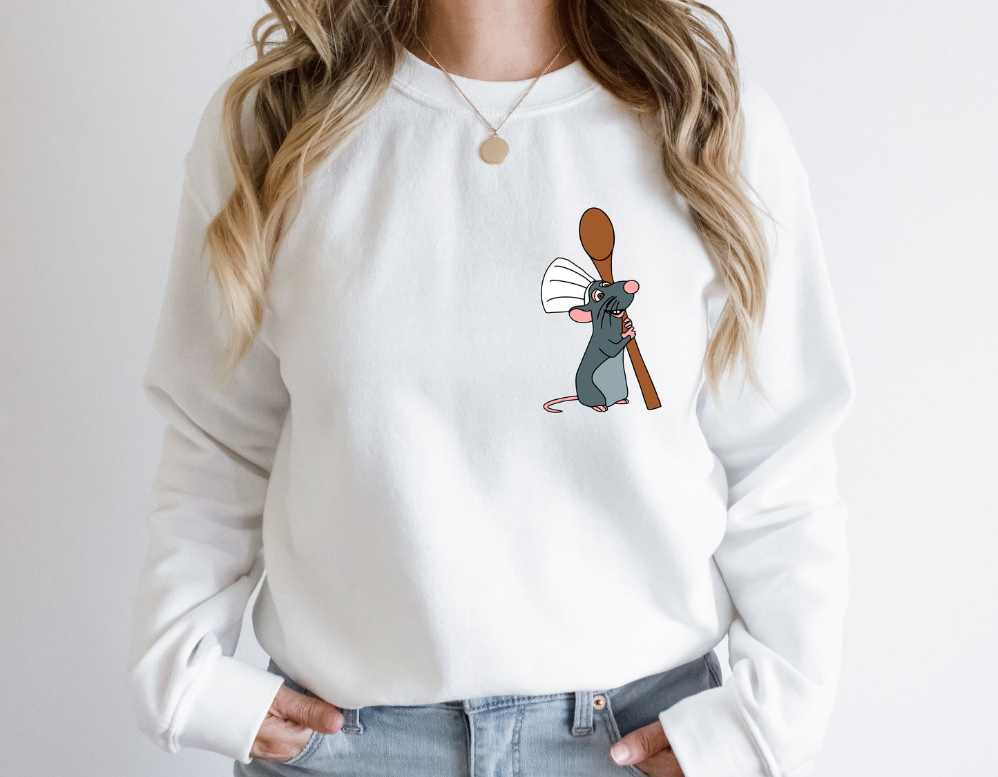 Pocket Disney Ratatouille Sweatshirt,Remy Shirt,Little Chef Shirt,Mouse Chef Shirt,Ratatouille Shirt,Anyone Can Cook,Food and Wine Sweatshir