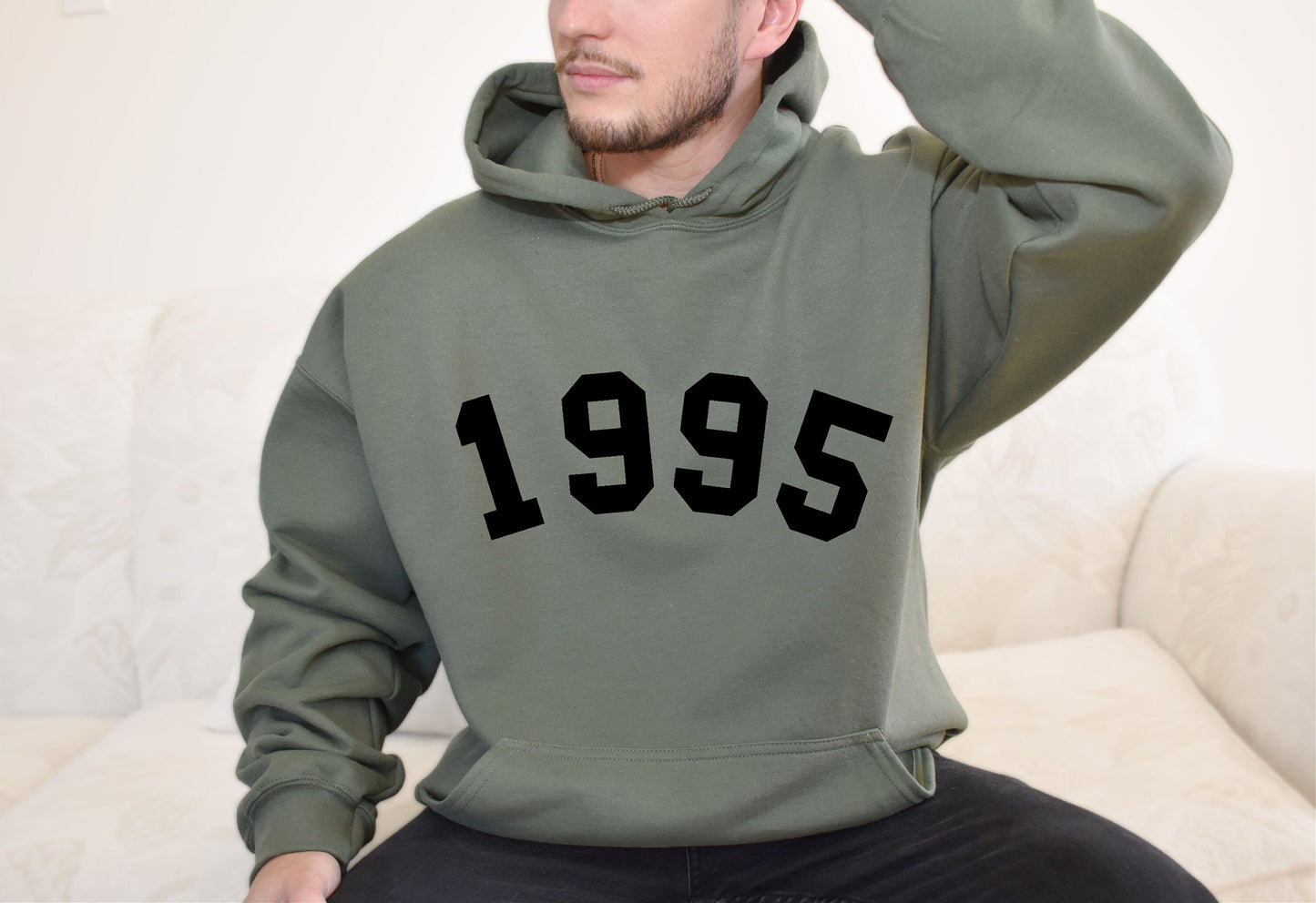 Custom 1995 Birthday Hoodıe, 1995 Birth Year Number Sweatshırt, Birthday Gift for Women, 1995 Birth Year Number Sweatshirt, 1995 Shirt
