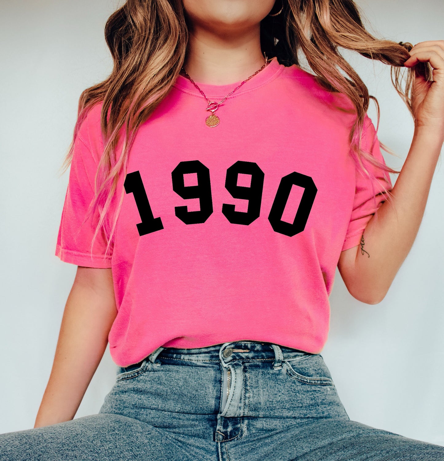 Comfort Colors 1990 Birthday Year Shirt,Custom Year Birthday Sweatshirt,Birthday Sweatshirt,Birthday Gift for Women,Birthday Shirt Gift 1990