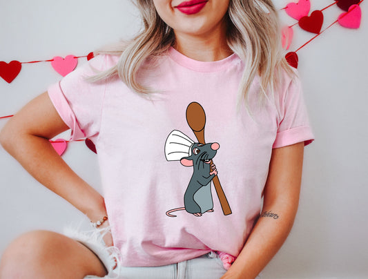 Disney Ratatouille Shirt,Remy Shirt,Little Chef Shirt,Mouse Chef Shirt,Ratatouille Shirt,Anyone Can Cook,Food and Wine