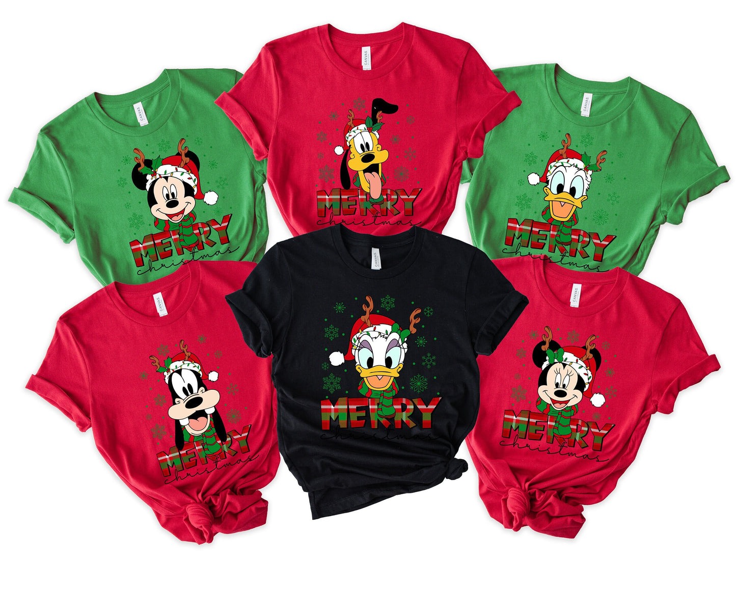 Disney Character Christmas shirt,Family Christmas Matching shirt, Custom Disneyland Christmas Shirt,Disney Christmas Gift,Christmas Shırt