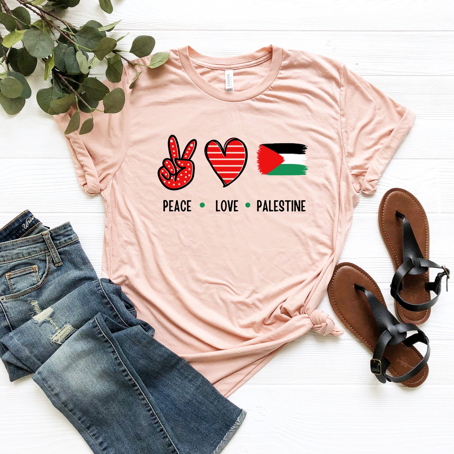 Peace Love Palestine, Palestine T-shirt, Stand With Palestine Shirt, Palestinian Shirt, Save Palestine, Lives Matter Shirt, Gaza Freedom