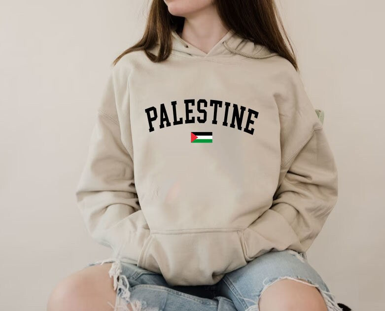 Palestine Hoodie, Palestine Map Sweatshirt, Activist Sweatshirt, Equality Hoodie, Human Rights Sweater, Protest Sweatshirt, Save Palestine