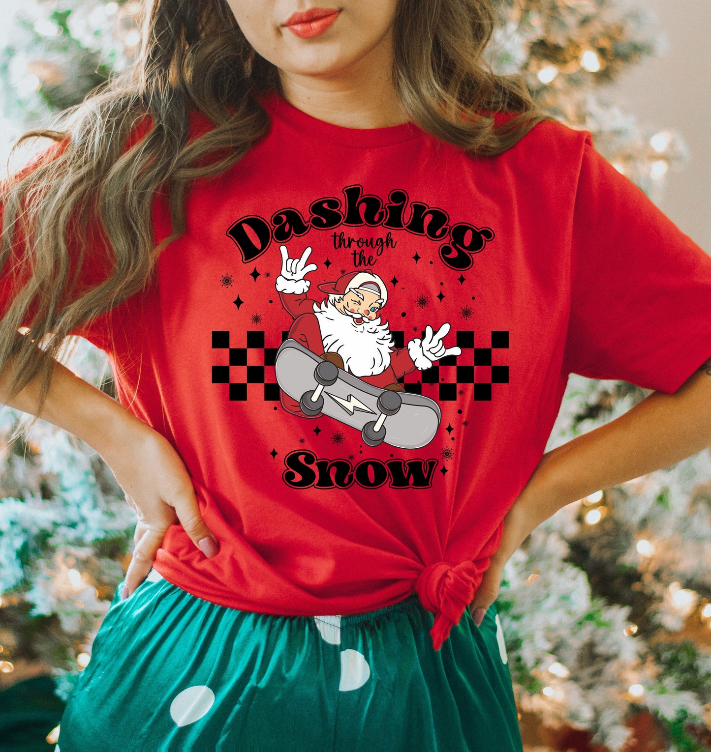 Dashing Through The Snow Shirt,Funny Santa Shirt,New Year Shirt,Xmas Sweatshirt,Retro Christmas shirt,Christmas Lover,Christmas Family,XMAS