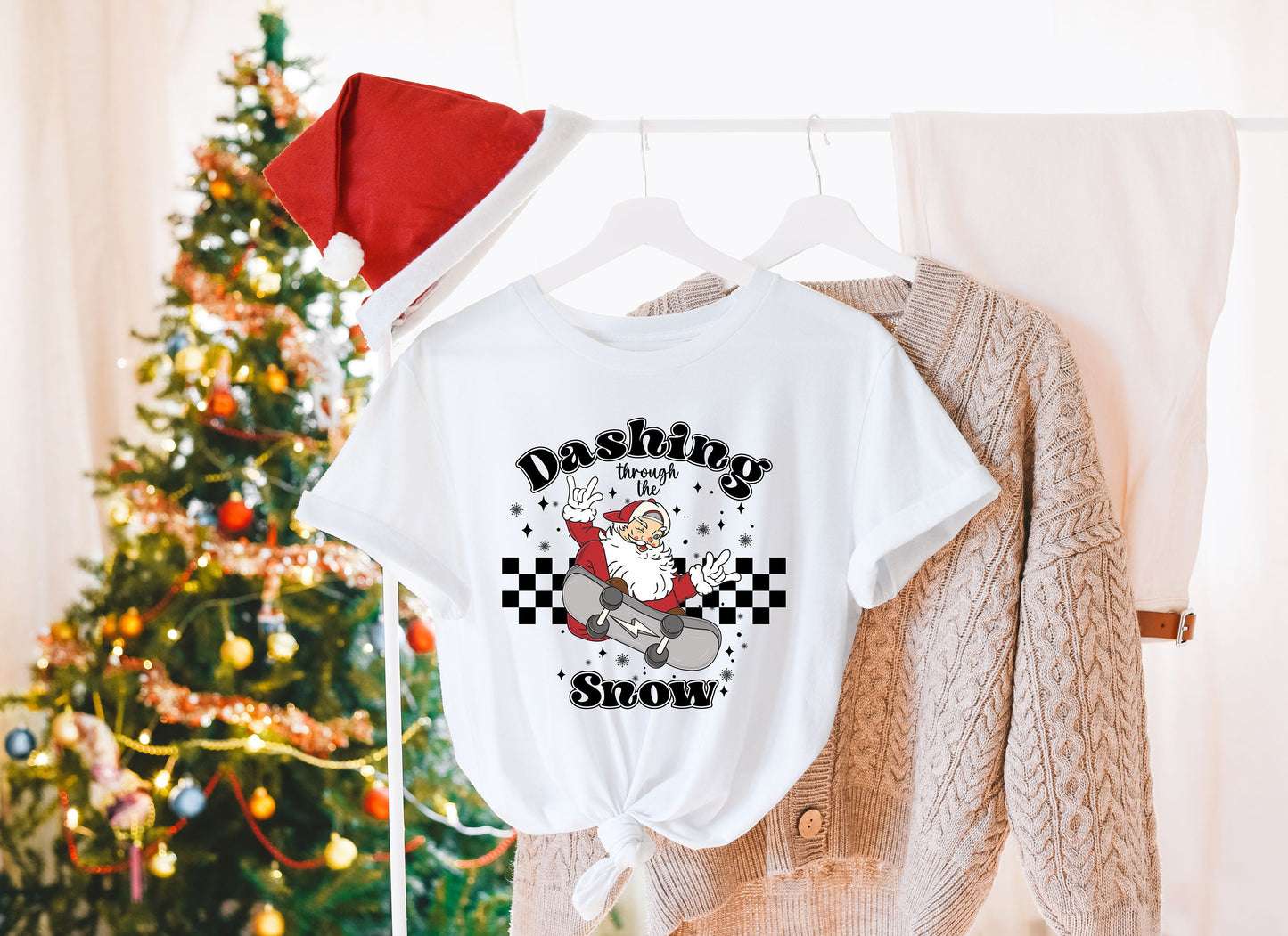 Dashing Through The Snow Shirt,Funny Santa Shirt,New Year Shirt,Xmas Sweatshirt,Retro Christmas shirt,Christmas Lover,Christmas Family,XMAS