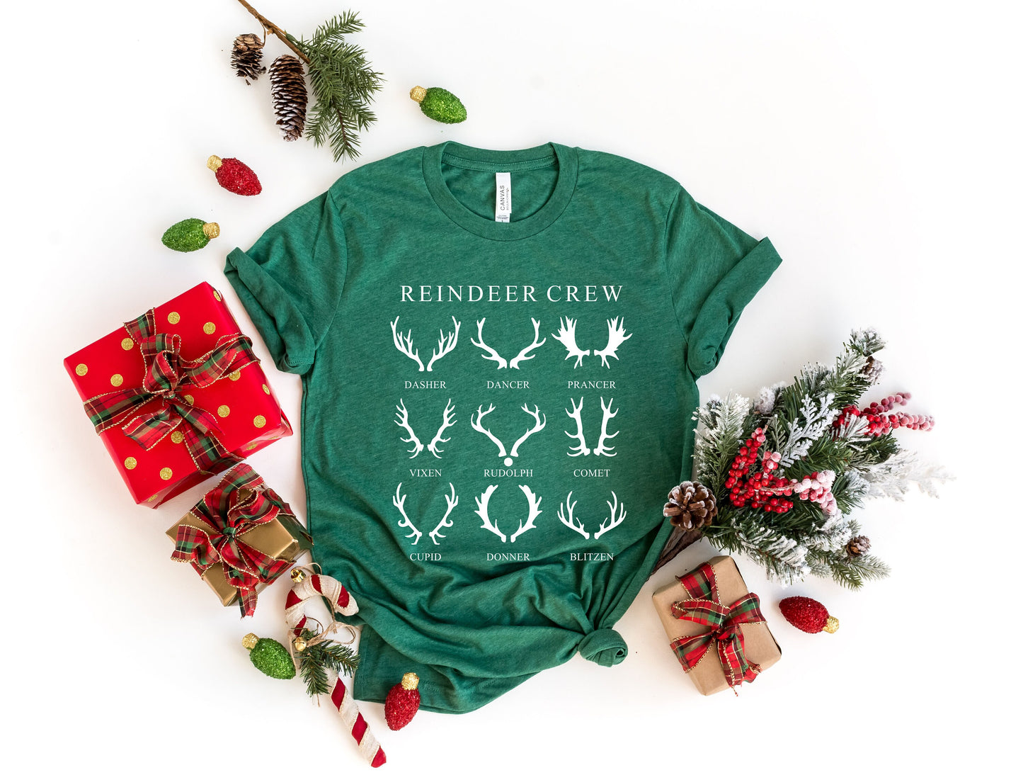 Christmas Reindeer Crew Shirt,Reindeer Shirt,Christmas Deer Shirt,Christmas Hoodie,Christmas Gift,Reindeer Christmas,Christmas Gift,Xmas Tee
