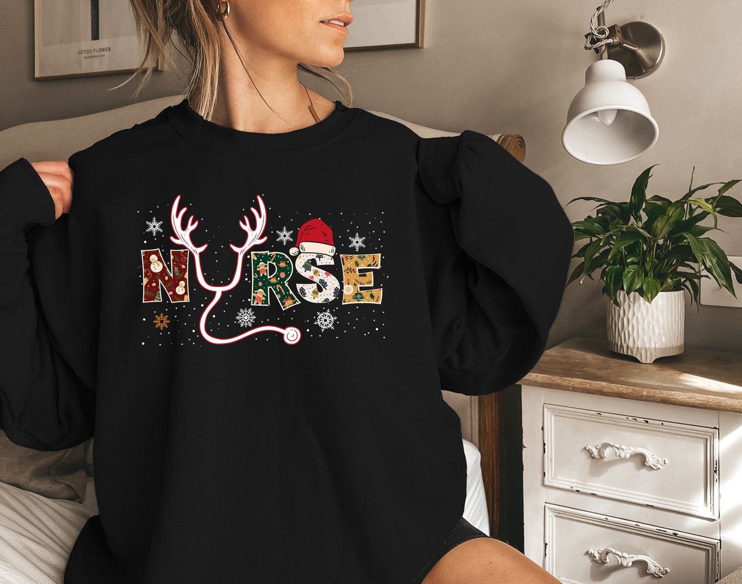 Nurse Christmas Sweatshırt,Nursing Sweatshirt,Nursing School Shirt,Nurse Christmas shirt,Christmas Shirt,2024 Christmas,Nurse Shirt,XMAS Tee