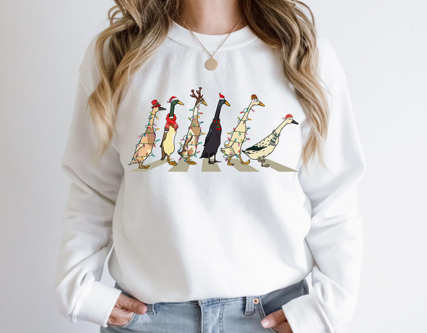 Christmas Duck Sweatshirt,Duck Christmas Sweater,Merry Duckmas,Christmas Gifts,Santa Duck Sweatshirt,Women Duck Sweatshirt,Animal Tee,XMAS