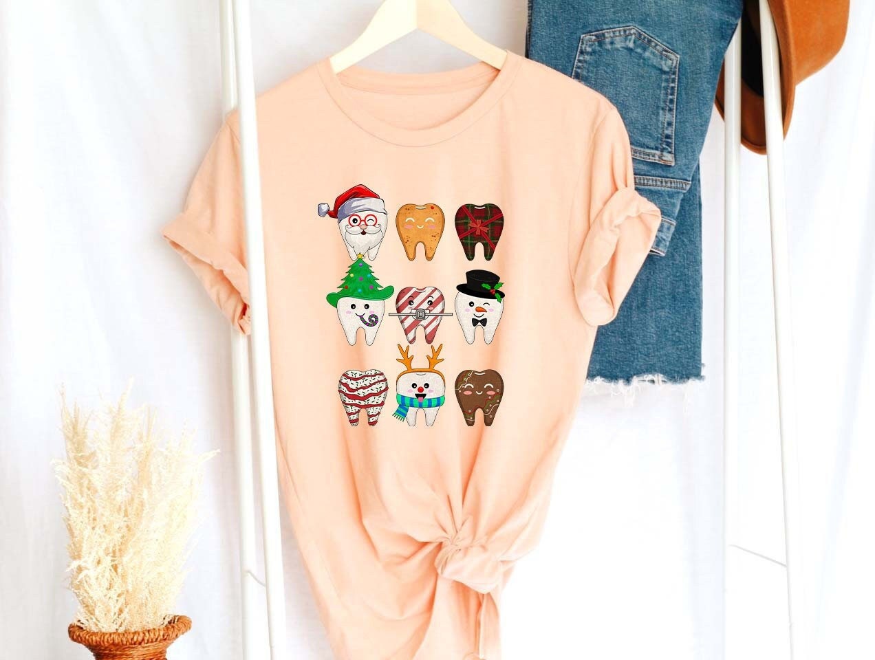 Funny Christmas Teeth Shirt,Cute Christmas Dentist Shirt,Christmas Dental Shirt,Dental Squad Shirt for Christmas,Dentist Xmas Shirts,XMAS