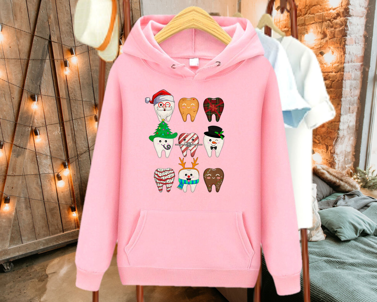 Funny Christmas Teeth Hoodıe,Cute Christmas Dentist Shirt,Christmas Dental Shirt,Dental Squad Shirt for Christmas,Dentist Xmas Shirts,XMAS