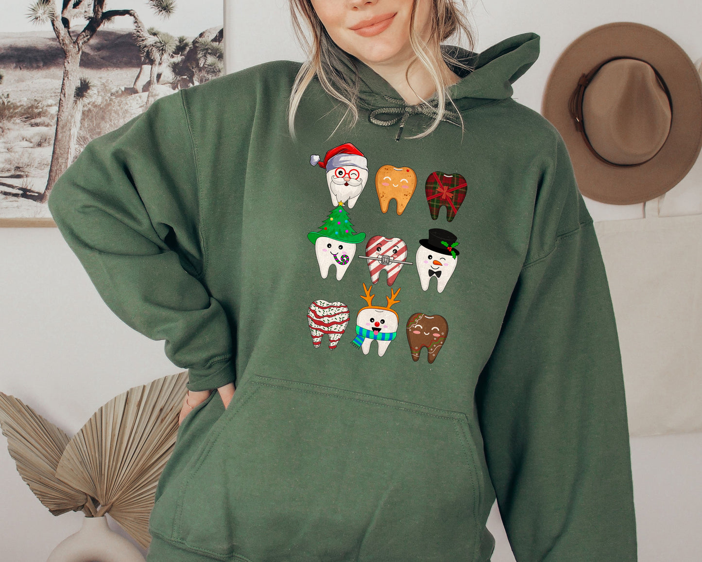 Funny Christmas Teeth Hoodıe,Cute Christmas Dentist Shirt,Christmas Dental Shirt,Dental Squad Shirt for Christmas,Dentist Xmas Shirts,XMAS