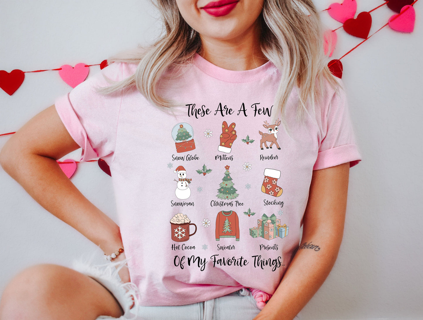 These Are a Few of My Favorite Things Shirt,Disney Christmas Shirt,Christmas Gıft,Vintage Christmas,Sound of Music,Wınter Shırt,XMAS Shırt