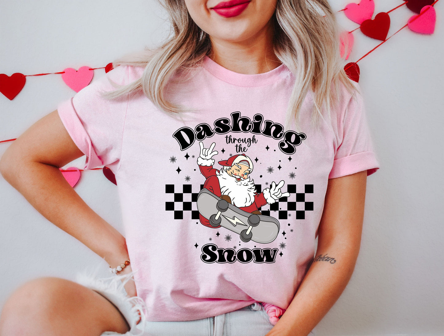 Dashing Through The Snow Shirt,Funny Santa Shirt,New Year Shirt,Xmas Sweatshirt,Retro Christmas shirt,Christmas Lover,Christmas Family,XMAS