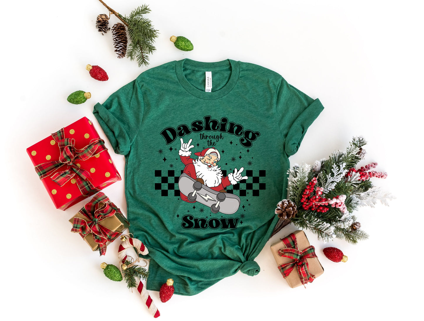 Dashing Through The Snow Shirt,Funny Santa Shirt,New Year Shirt,Xmas Sweatshirt,Retro Christmas shirt,Christmas Lover,Christmas Family,XMAS