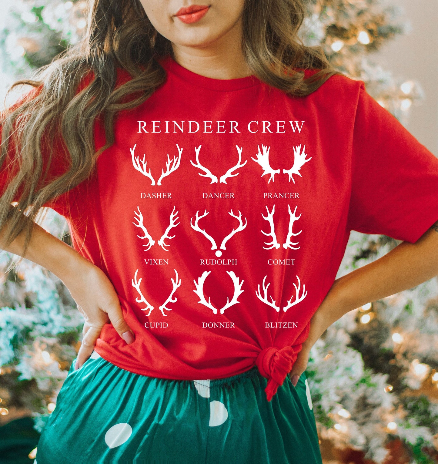 Christmas Reindeer Crew Shirt,Reindeer Shirt,Christmas Deer Shirt,Christmas Hoodie,Christmas Gift,Reindeer Christmas,Christmas Gift,Xmas Tee