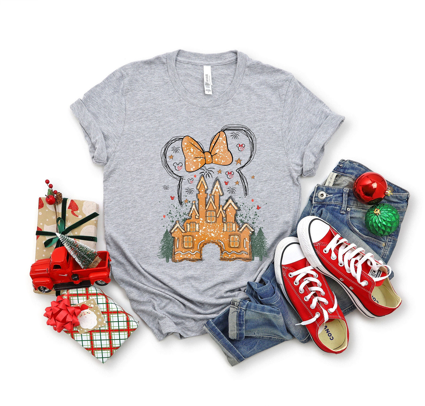 Disney Christmas Shirt, Disney Christmas Family Matching Shirt,Minnie Shirts, Disney Holiday Shirt,Magic World Shirt,Dısney Shırt,Xmas Shırt
