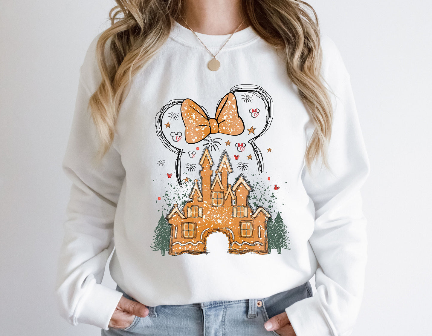 Disney Christmas Sweatshirt,Disney Christmas Family Matching Shirt,Minnie Shirt,Disney Holiday Shirt,Magic World Shirt,Dısney Shırt,Xmas