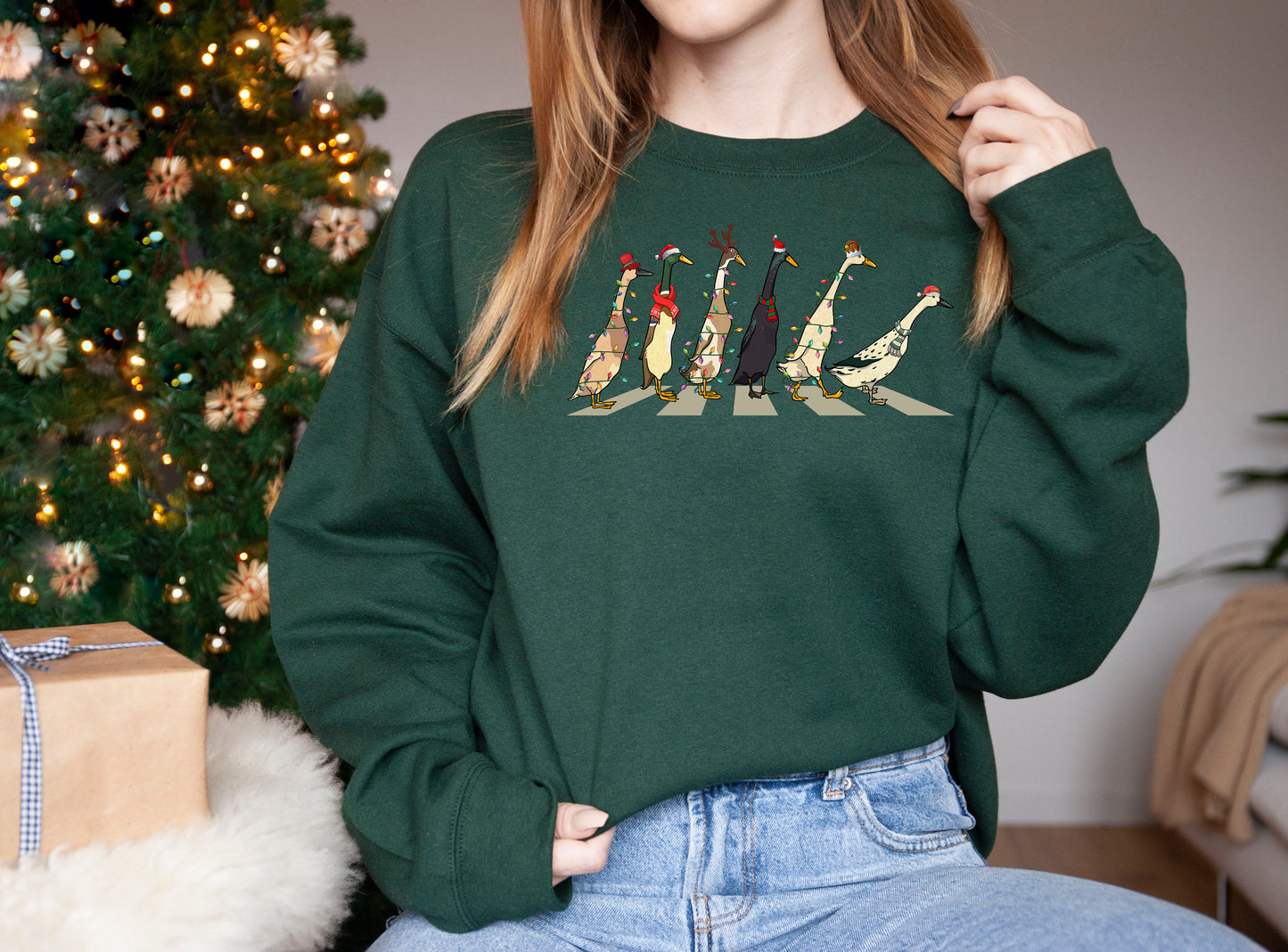 Christmas Duck Sweatshirt,Duck Christmas Sweater,Merry Duckmas,Christmas Gifts,Santa Duck Sweatshirt,Women Duck Sweatshirt,Animal Tee,XMAS
