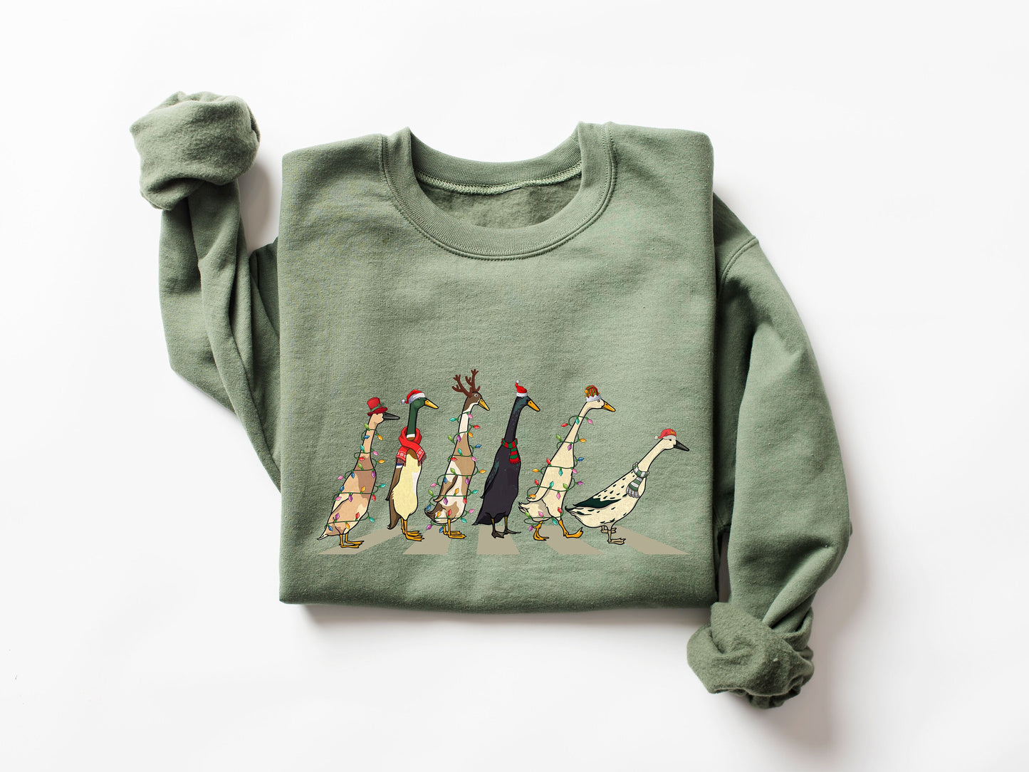 Christmas Duck Sweatshirt,Duck Christmas Sweater,Merry Duckmas,Christmas Gifts,Santa Duck Sweatshirt,Women Duck Sweatshirt,Animal Tee,XMAS