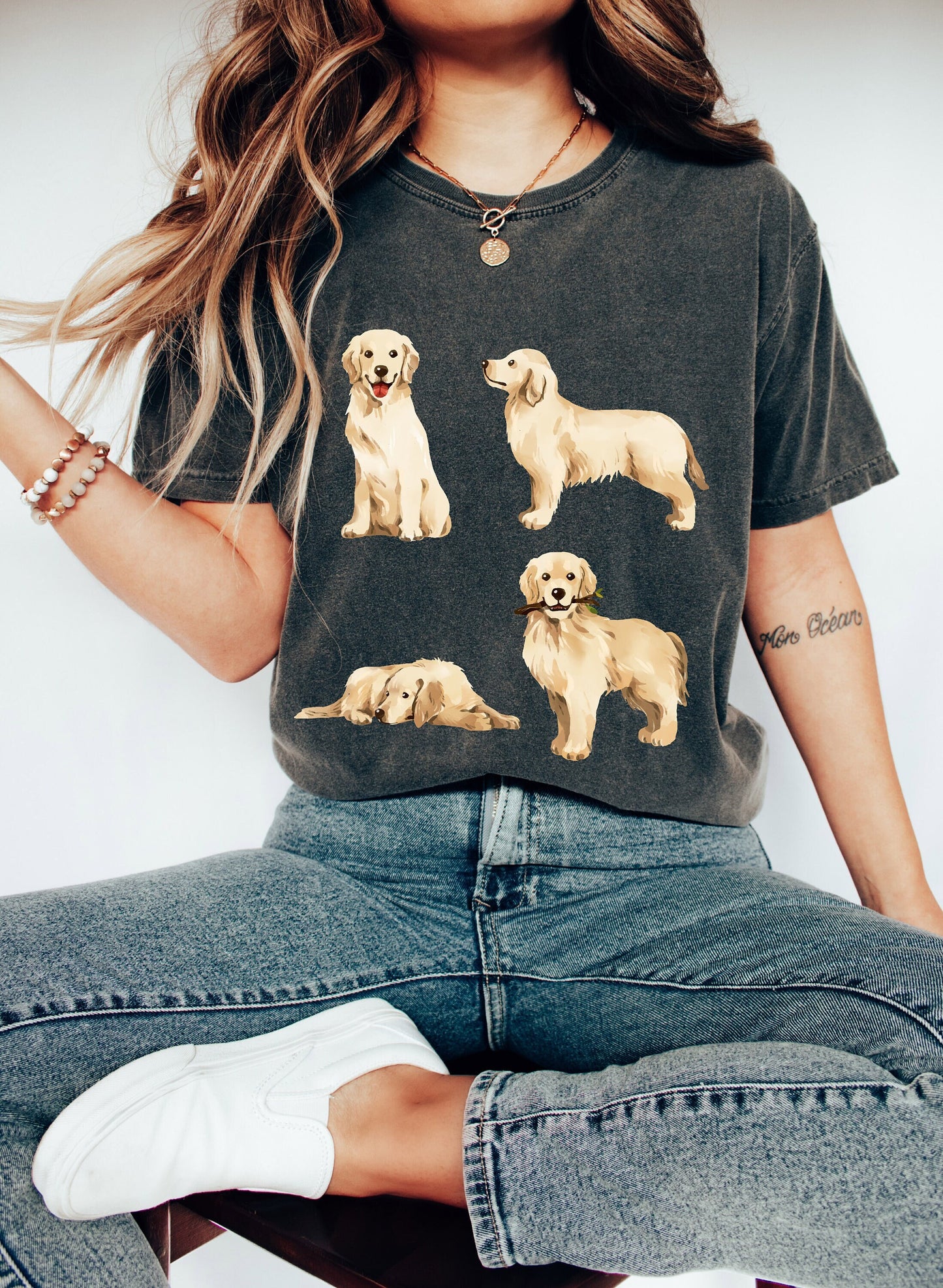 Comfort Colors Golden Retriever Shirt,Golden Mama Shirt, Golden Mom Shirt, Dog Mom Tshirt, Golden Retriever Gifts,Dog Mom Gift, Golden Gift